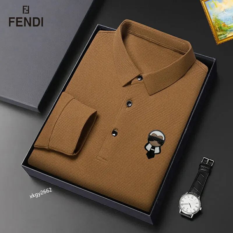 fendi t-shirt manches longues pour homme s_1247076